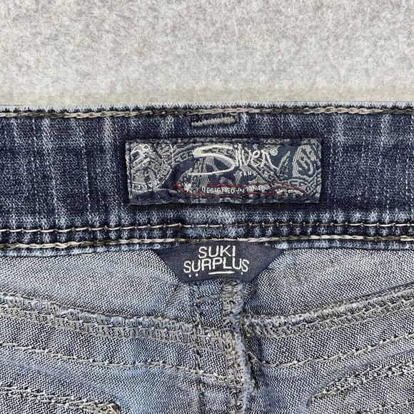 Silver Jeans Co. Suki Bootcut Jeans Women’s 29x32 Medium Wash Denim Y2K - Picture 3 of 14